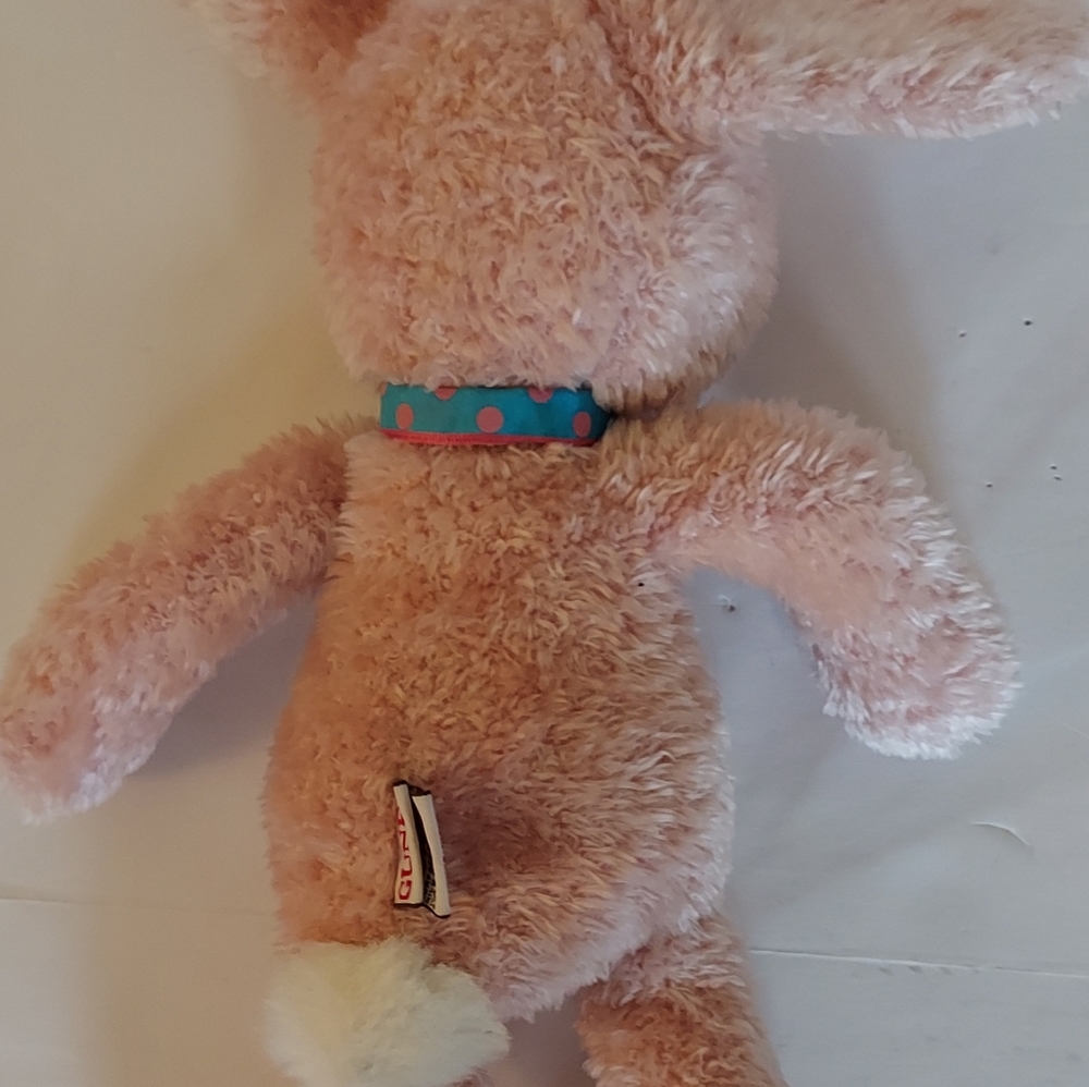 Vintage Gund Bunny Plush Pink Stuffed Animal Toy - Picture 2 of 3